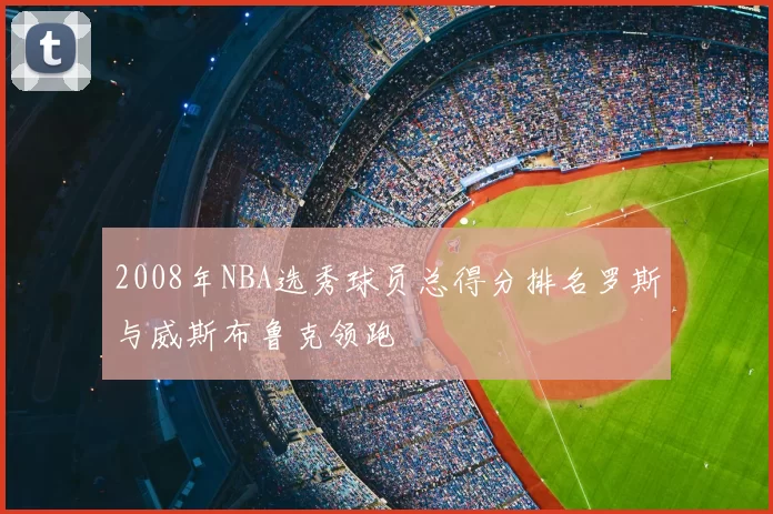 2008年NBA选秀球员总得分排名罗斯与威斯布鲁克领跑