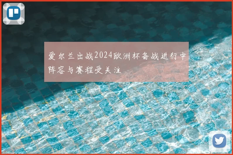 爱尔兰出战2024欧洲杯备战进行中阵容与赛程受关注